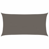 Vidaxl zonnezeil 160 g m² 4x7 m hdpe antracietkleurig - afbeelding 2