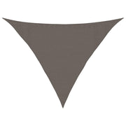 Vidaxl zonnezeil 160 g m² 3,5x3,5x4,9 m hdpe antracietkleurig - afbeelding 2