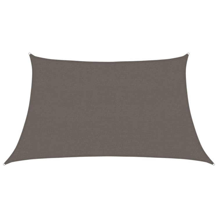 Vidaxl zonnezeil 160 g m² 3 4x2 m hdpe antracietkleurig