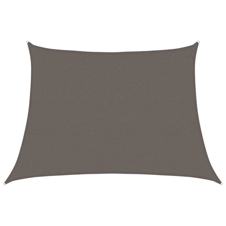 Vidaxl zonnezeil 160 g m² 4 5x3 m hdpe antracietkleurig