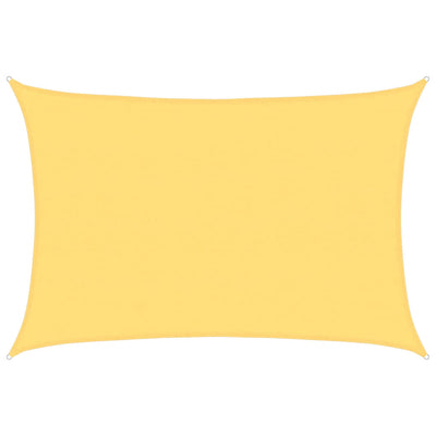 Vidaxl zonnezeil 160 g m² 5x6 m hdpe beige