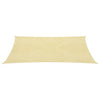 VidaXL Zonnezeil 160 g m² 5x6 m HDPE beige