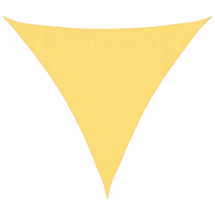 Vidaxl zonnezeil 160 g m² 3x3x3 m hdpe beige