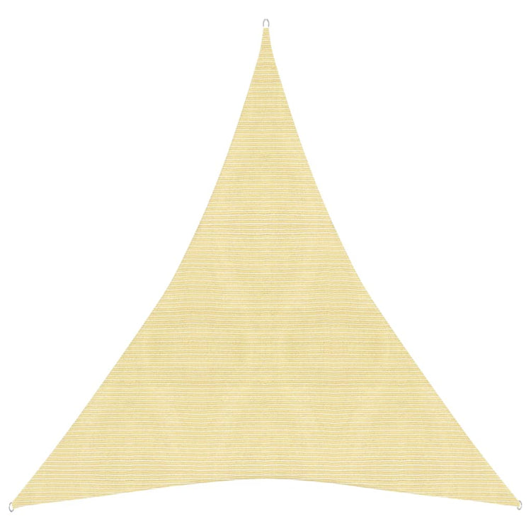 Vidaxl zonnezeil 160 g m² 5x7x7 m hdpe beige