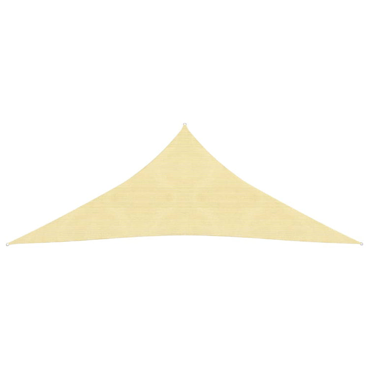 Vidaxl zonnezeil 160 g m² 5x7x7 m hdpe beige