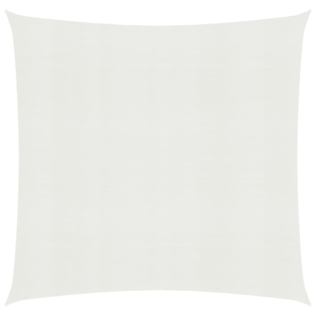 VidaXL Zonnezeil 160 g m² 7x7 m HDPE wit