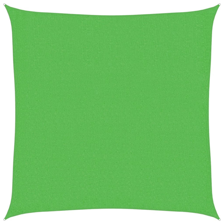 Vidaxl zonnezeil 160 g m² 3x3 m hdpe lichtgroen