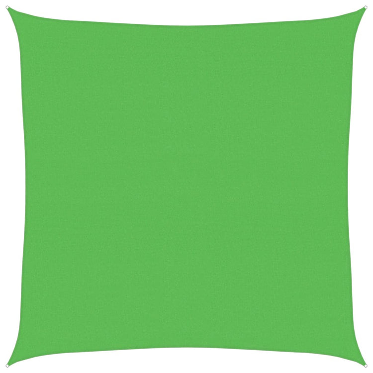 Vidaxl zonnezeil 160 g m² 4,5x4,5 m hdpe lichtgroen