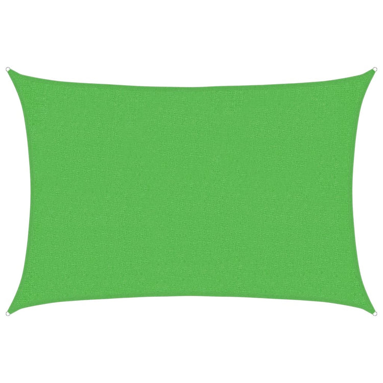 Vidaxl zonnezeil 160 g m² 2x3 m hdpe lichtgroen