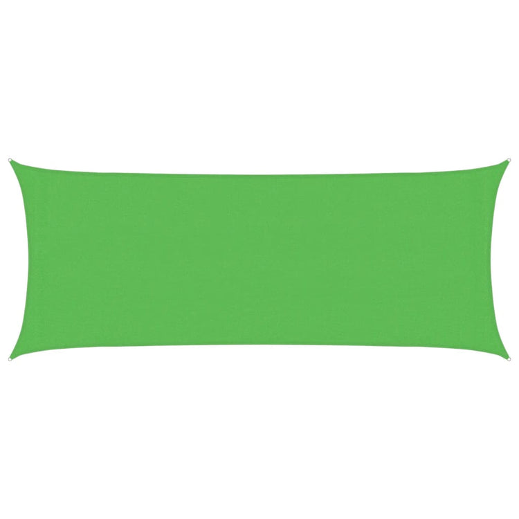 Vidaxl zonnezeil 160 g m² 2x5 m hdpe lichtgroen