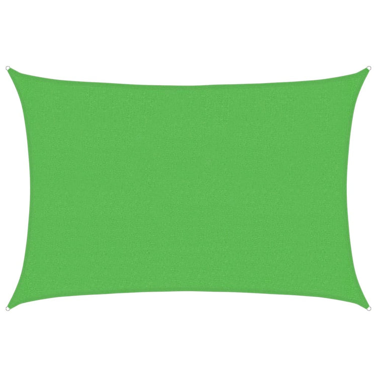 Vidaxl zonnezeil 160 g m² 2,5x4 m hdpe lichtgroen