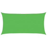 Vidaxl zonnezeil rechthoekig 160 g m² 2,5x5 m hdpe lichtgroen - afbeelding 2
