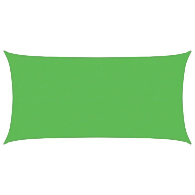 Vidaxl zonnezeil 160 g m² 4x7 m hdpe lichtgroen