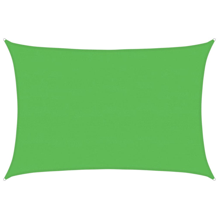 Vidaxl zonnezeil 160 g m² 5x7 m hdpe lichtgroen