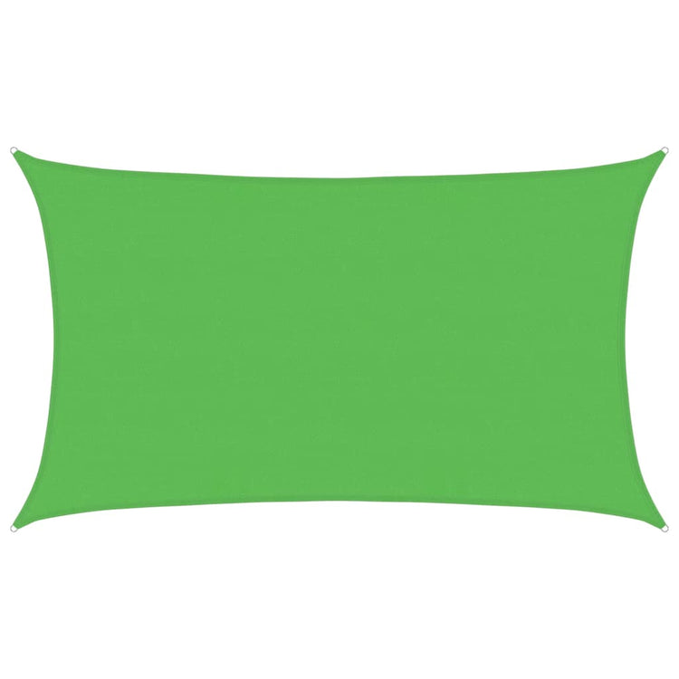 Vidaxl zonnezeil 160 g m² 5x8 m hdpe lichtgroen