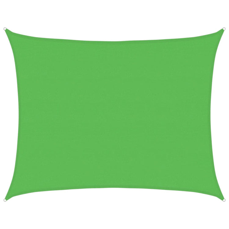 Vidaxl zonnezeil 160 g m² 6x7 m hdpe lichtgroen