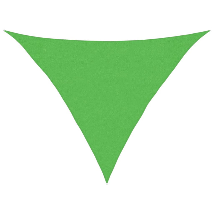 Vidaxl zonnezeil 160 g m² 3x3x4,2 m hdpe lichtgroen