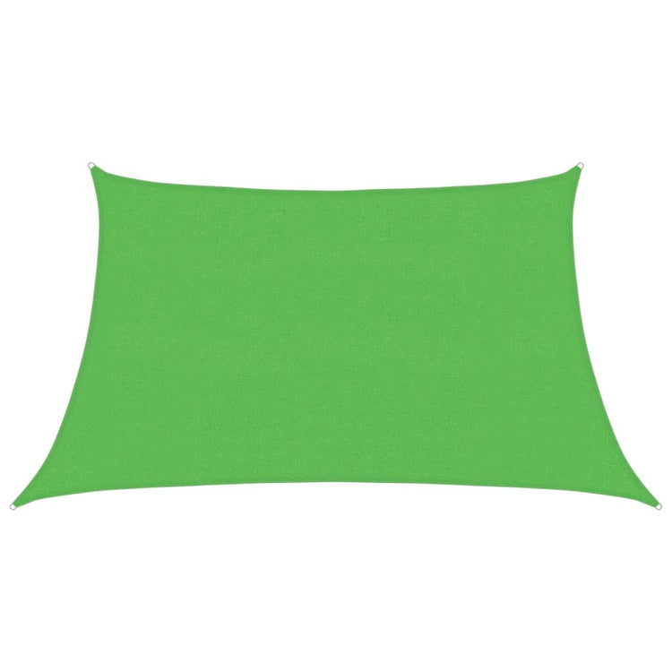 Vidaxl zonnezeil 160 g m² 3 4x2 m hdpe lichtgroen