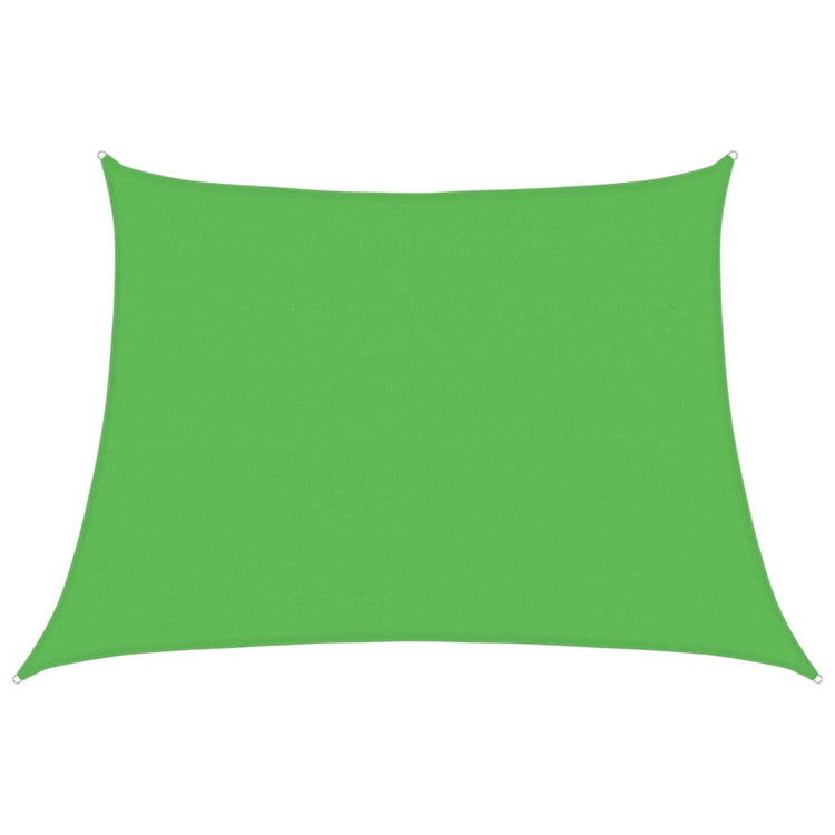 Vidaxl zonnezeil 160 g m² 4 5x3 m hdpe lichtgroen