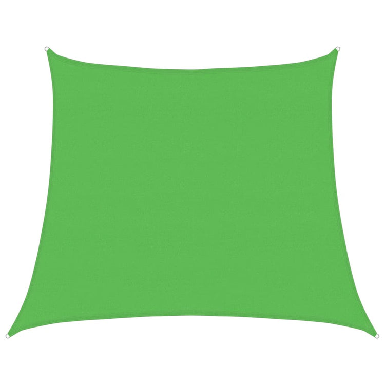 Vidaxl zonnezeil trapezium 160 g m² 4 5x4 m hdpe lichtgroen