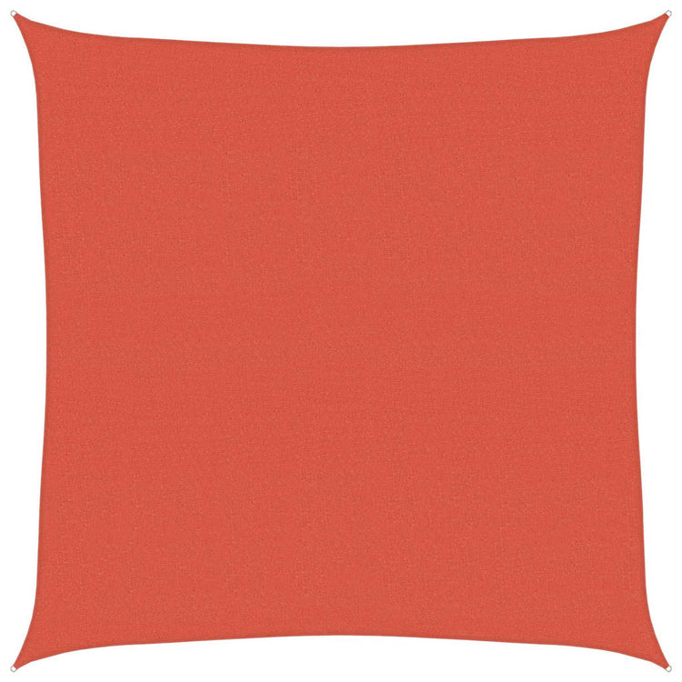 Vidaxl zonnezeil 160 g m² 5x5 m hdpe terracottakleurig