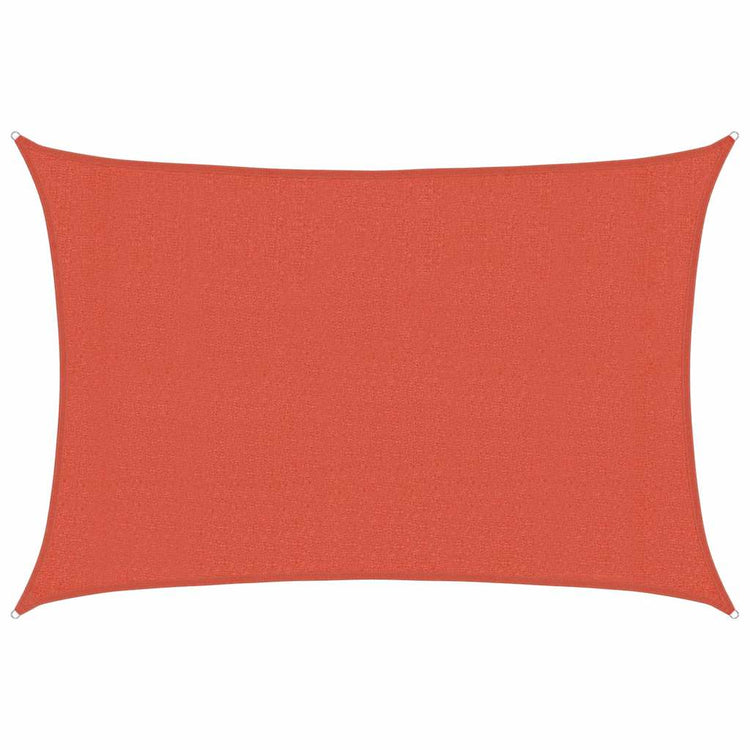 Vidaxl zonnezeil 160 g m² 3x4 m hdpe terracottakleurig