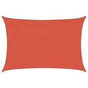 Vidaxl zonnezeil 160 g m² rechthoekig 3,5x4,5 m hdpe terracottakleurig - afbeelding 2