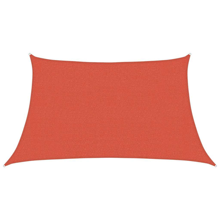 Vidaxl zonnezeil 160 g m² 3 4x2 m hdpe terracottakleurig