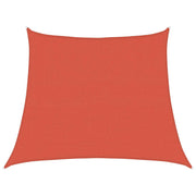 Vidaxl zonnezeil 160 g m² trapezium 3 4x3 m hdpe terracottakleurig - afbeelding 2