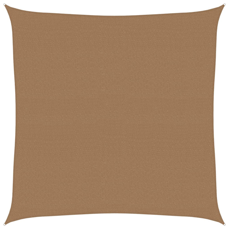 Vidaxl zonnezeil 160 g m² 4,5x4,5 m hdpe taupe