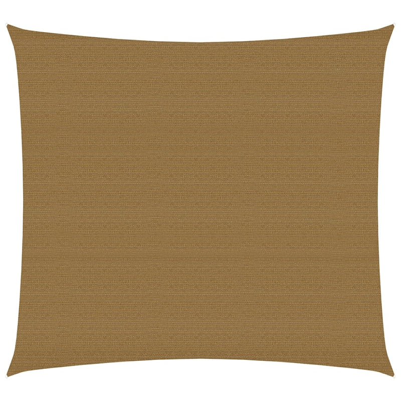 VidaXL Zonnezeil 160 g m² 6x6 m HDPE taupe