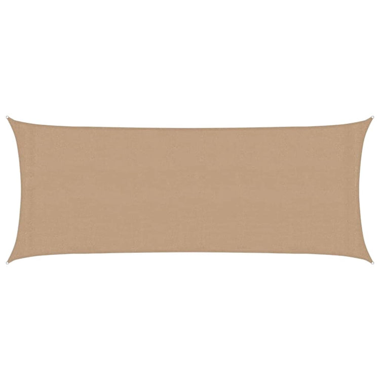 Vidaxl zonnezeil 160 g m² 2x4,5 m hdpe taupe