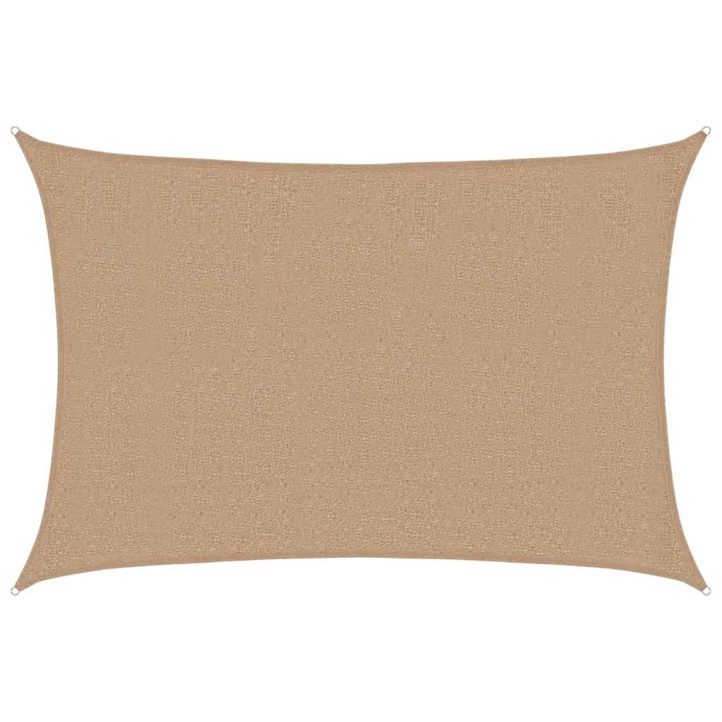 Vidaxl zonnezeil 160 g m² 2,5x3,5 m hdpe taupe