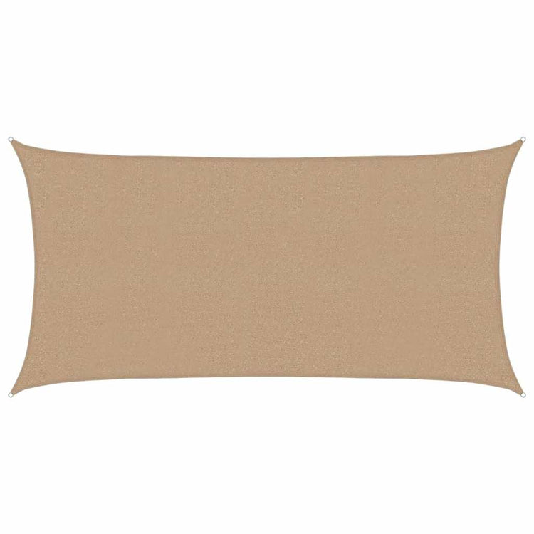 Vidaxl zonnezeil 160 g m² 2,5x4,5 m hdpe taupe