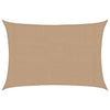 Vidaxl zonnezeil 160 g m² 3x4 m hdpe taupe