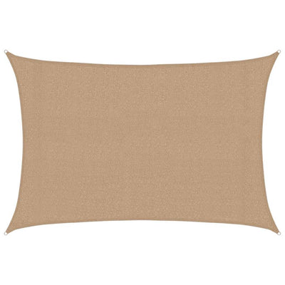 Vidaxl zonnezeil 160 g m² 3x4,5 m hdpe taupe
