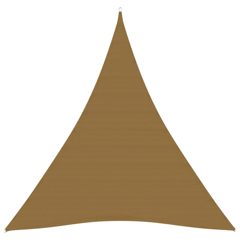 VidaXL Zonnezeil 160 g m² 4x5x5 m HDPE taupe
