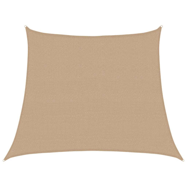 Vidaxl zonnezeil 160 g m² 3 4x3 m hdpe taupe