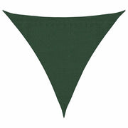 Vidaxl zonnezeil 160 g m² 3,6x3,6x3,6 m hdpe donkergroen - afbeelding 2