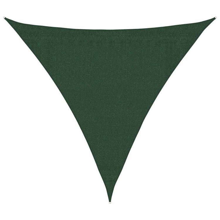 Vidaxl zonnezeil 160 g m² 3,6x3,6x3,6 m hdpe donkergroen