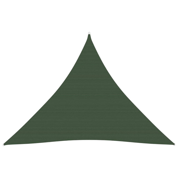 Vidaxl zonnezeil 160 g m² 5x5x5 m hdpe donkergroen