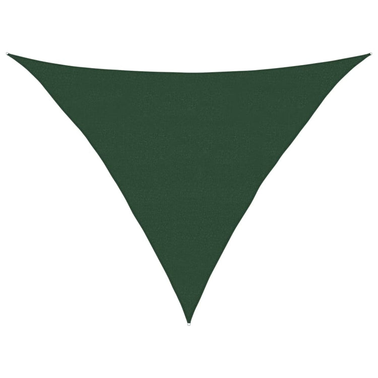 Vidaxl zonnezeil 160 g m² 5x5x6 m hdpe donkergroen