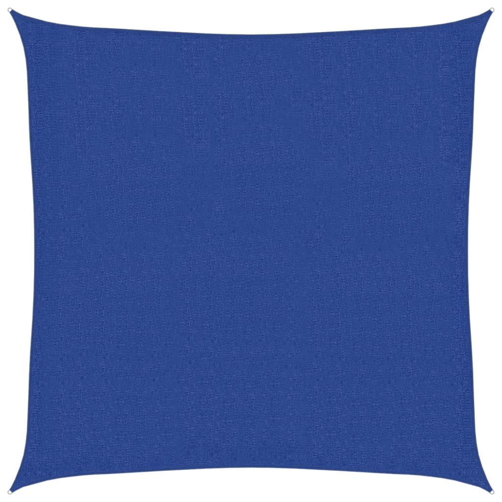 Vidaxl zonnezeil 160 g m² vierkant 3x3 m hdpe blauw