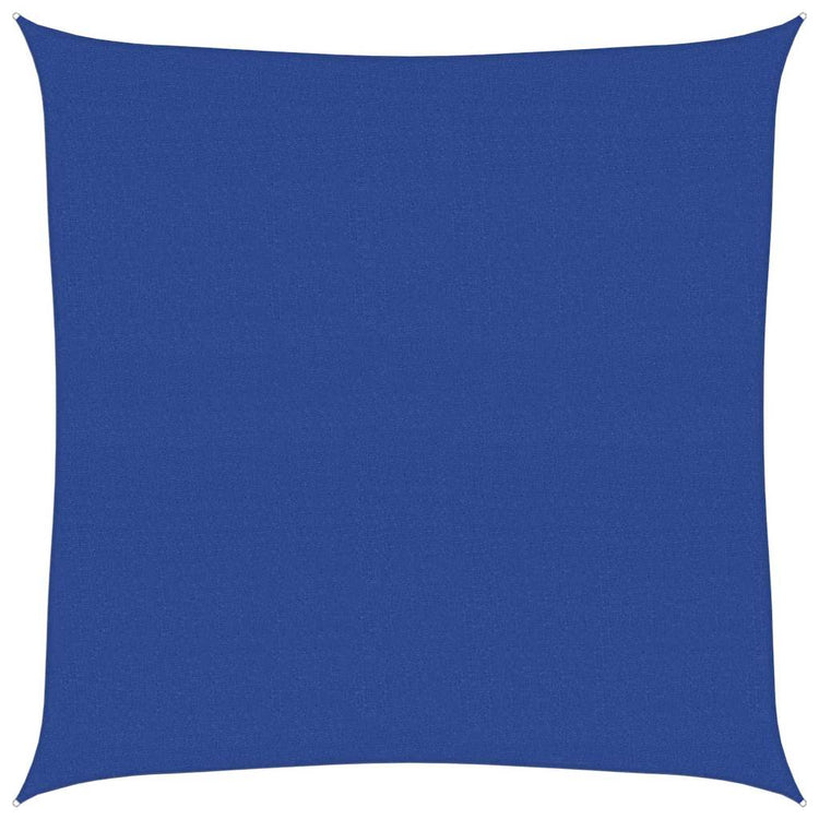 Vidaxl zonnezeil 160 g m² vierkant 5x5 m hdpe blauw