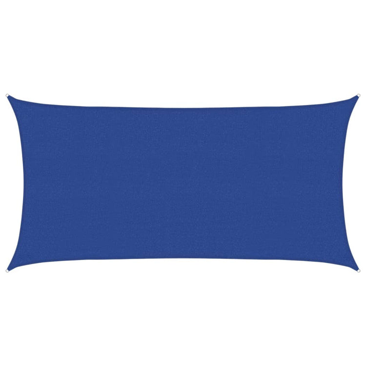 Vidaxl zonnezeil 160 g m² 2x3,5 m hdpe blauw