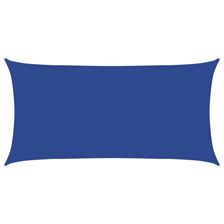 Vidaxl zonnezeil 160 g m² 2,5x4,5 m hdpe blauw