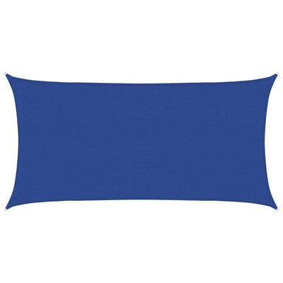Vidaxl zonnezeil 160 g m² 2,5x4,5 m hdpe blauw