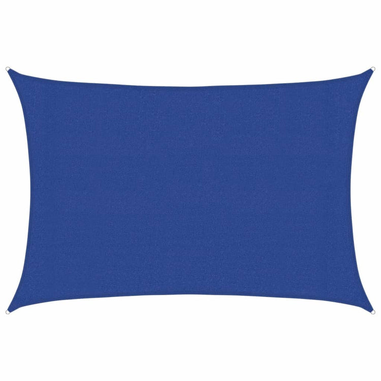 Vidaxl zonnezeil 160 g m² rechthoekig 3x4,5 m hdpe blauw