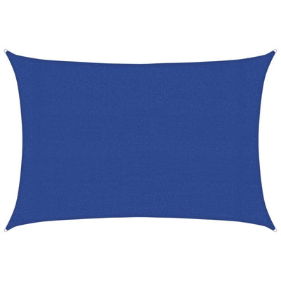 Vidaxl zonnezeil 160 g m² rechthoekig 3x5 m hdpe blauw