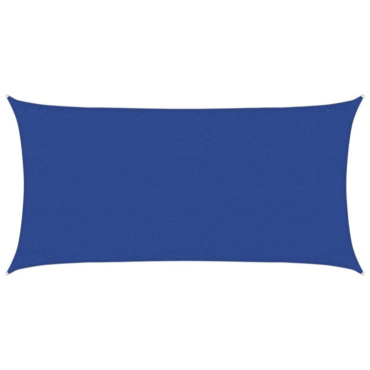 Vidaxl zonnezeil 160 g m² rechthoekig 3x6 m hdpe blauw